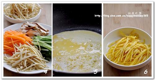 五彩千张丝和银耳莲子百合粥的做法