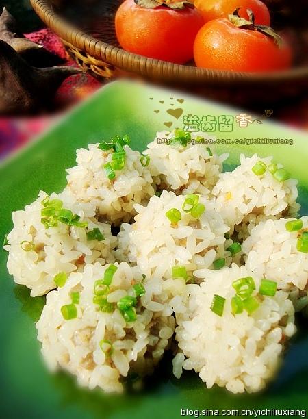 糯米藕圆的做法