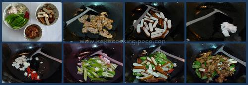 茶干子炒肉的做法