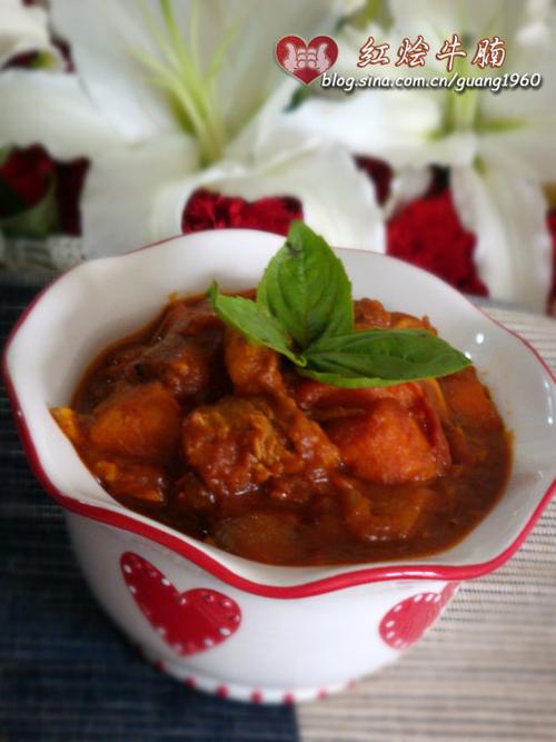 红烩牛腩的做法