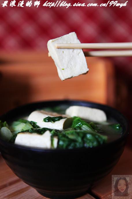 小白菜炖豆腐的做法