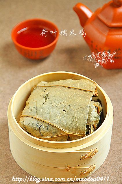 荷叶糯米鸡的做法