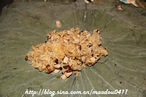 荷叶糯米鸡的做法