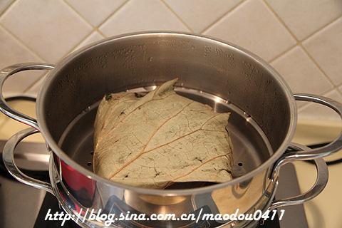 荷叶糯米鸡的做法