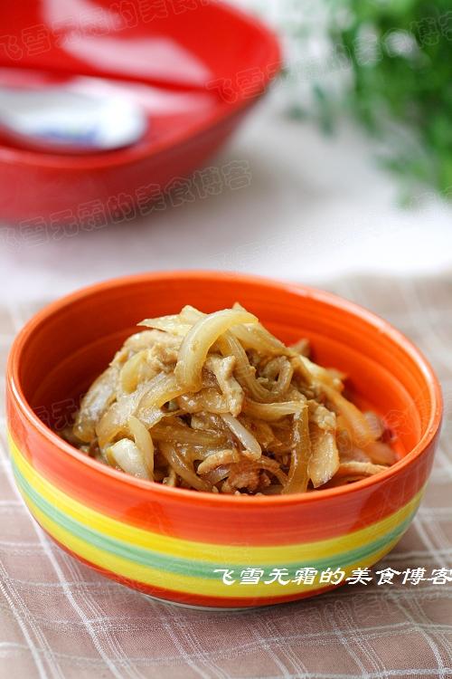 洋葱炒肉丝的做法