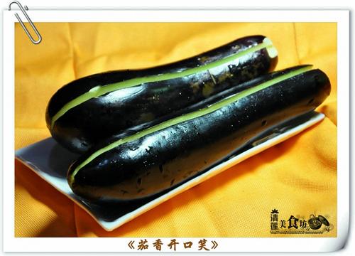 茄香开口笑的做法