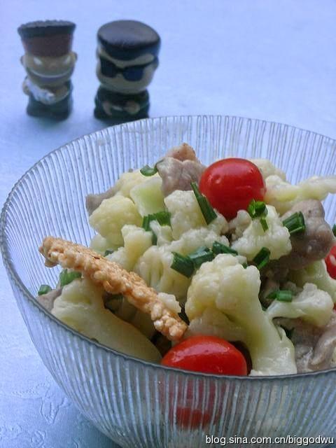 肉片花菜锅巴的做法