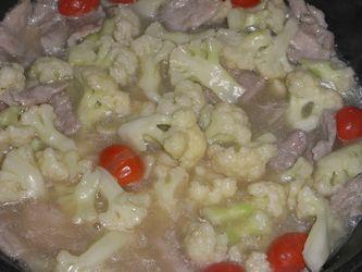 肉片花菜锅巴的做法