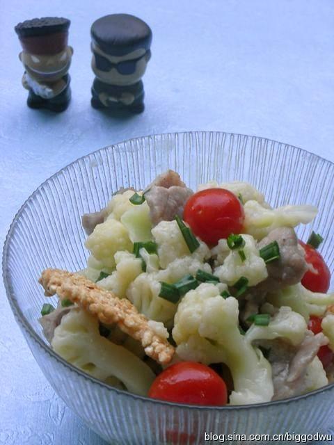 肉片花菜锅巴的做法