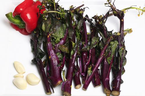 清炒紫菜心的做法