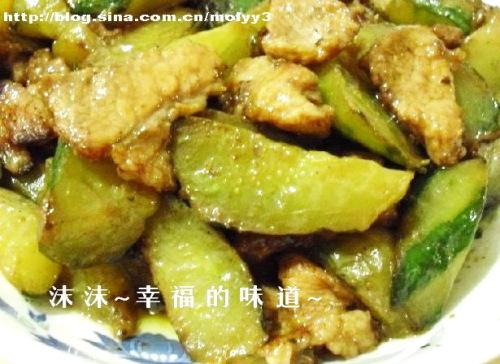 红烧黄瓜肉片的做法