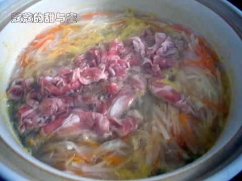 萝卜丝羊肉清汤的做法