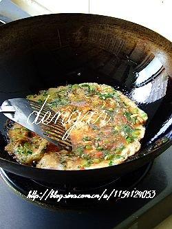 葱花鸡蛋炒虾头酱的做法