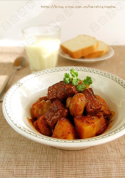 红酒炖牛肉的做法