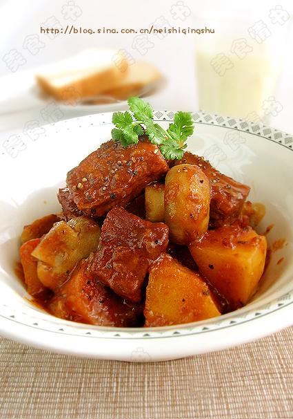 红酒炖牛肉的做法