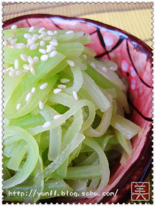 麻油莴笋丝的做法