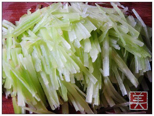 麻油莴笋丝的做法