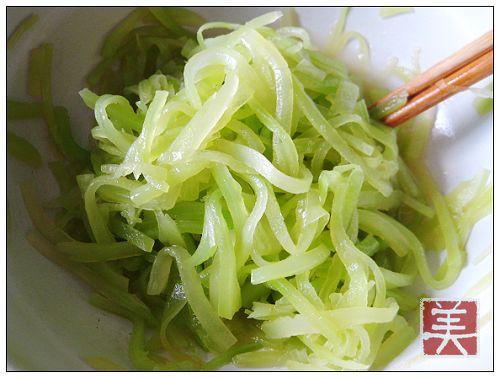 麻油莴笋丝的做法