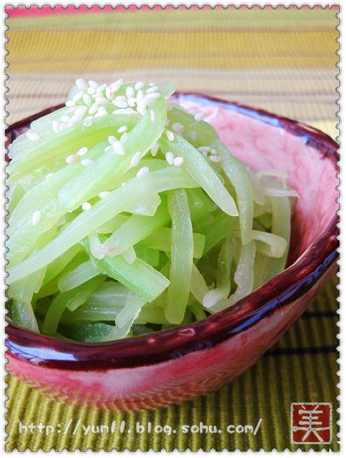 麻油莴笋丝的做法