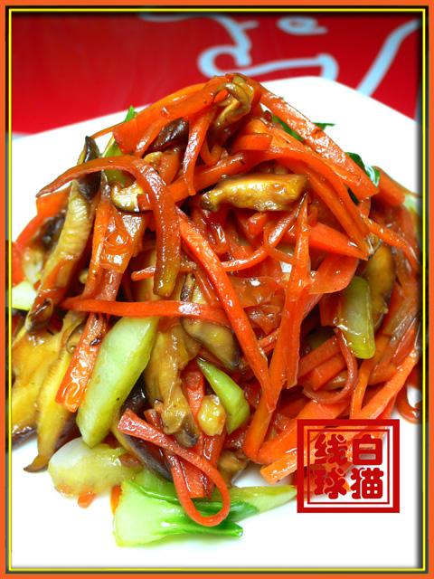 香菇胡萝卜丝的做法