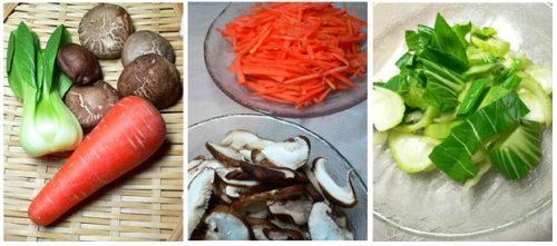 香菇胡萝卜丝的做法