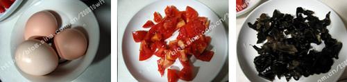 黑木耳番茄炒鸡蛋的做法