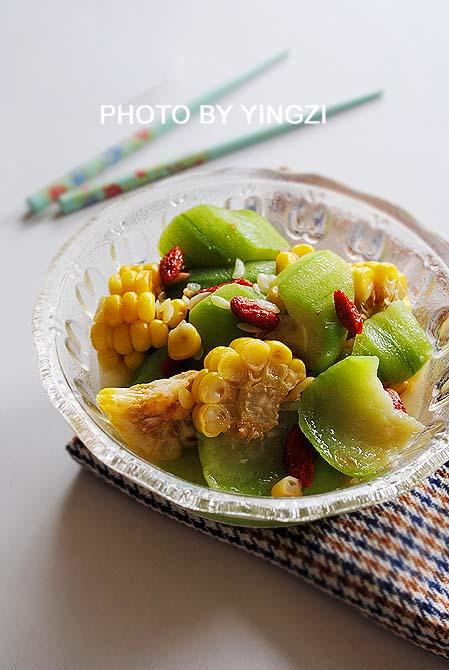 丝瓜玉米烧的做法