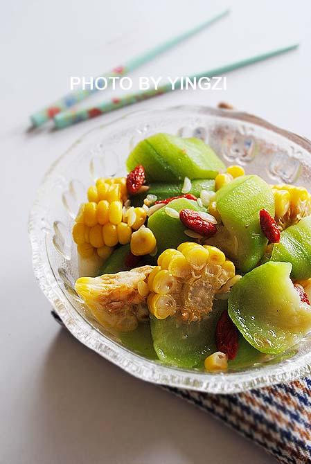 丝瓜玉米烧的做法