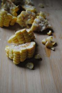 丝瓜玉米烧的做法