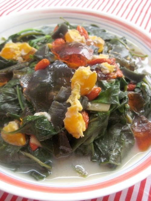 上汤枸杞叶的做法