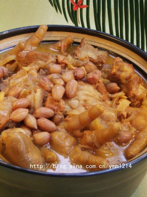 乳花生煲排骨的做法