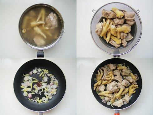 乳花生煲排骨的做法