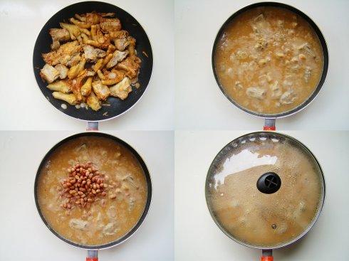 乳花生煲排骨的做法