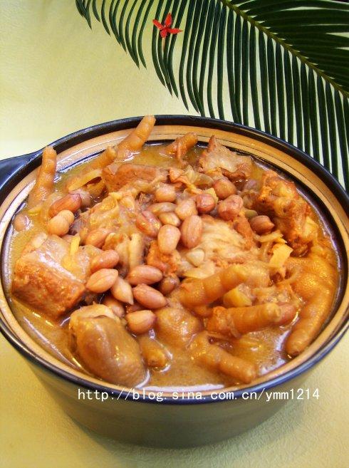 乳花生煲排骨的做法