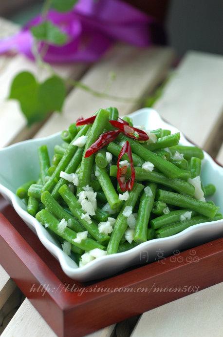 炝拌豇豆的做法