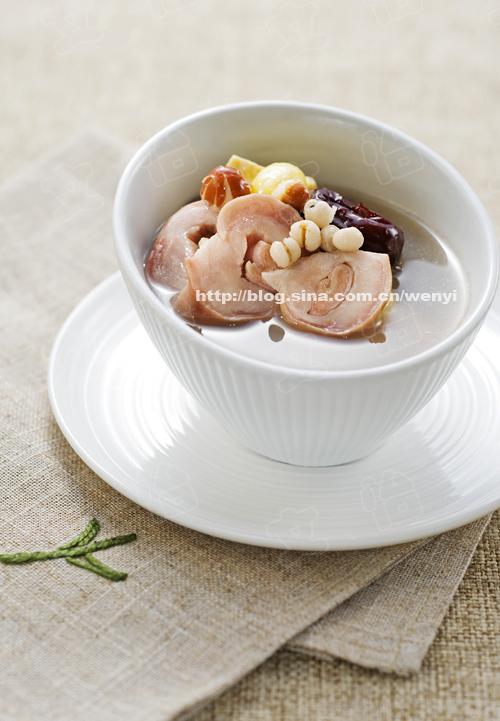 白果腐竹煲猪肚的做法