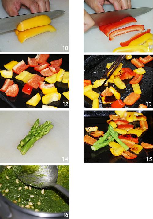 香煎素牛排配罗勒青酱的做法