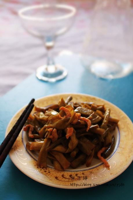 酸豆角炒肉丝的做法