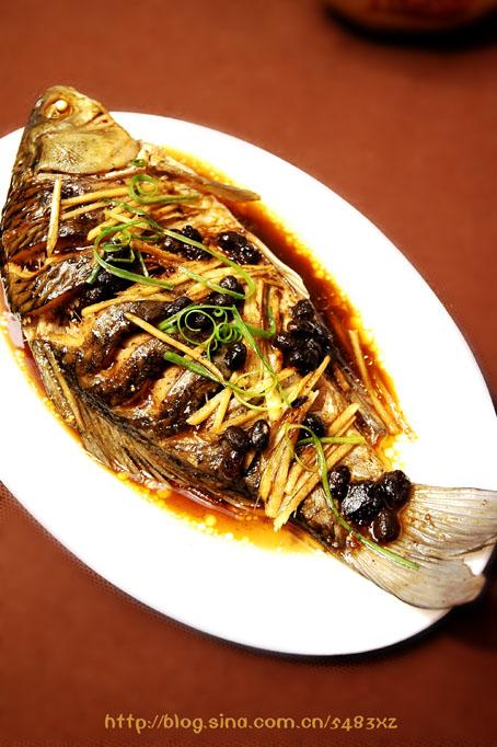 电饭煲豆鼓蒸鲫鱼的做法