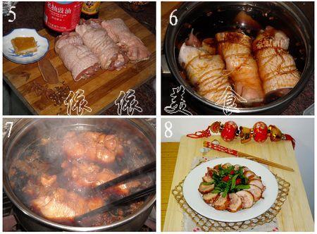 卤水鸡腿卷的做法