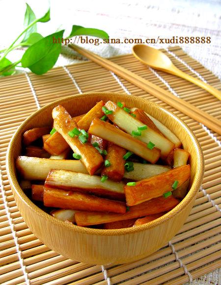 油焖茭白的做法