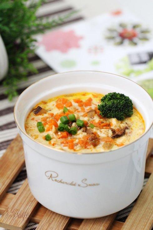 肉酱豆腐盅的做法