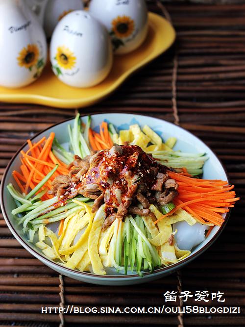 制炒肉大拉皮儿的做法