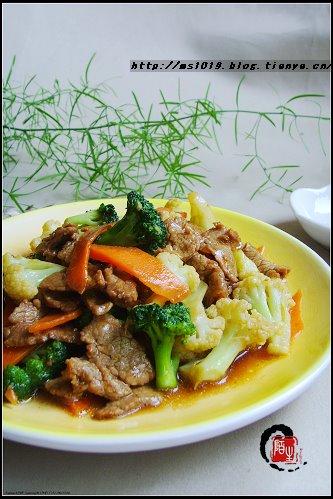 花菜炒牛肉的做法