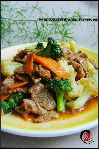 花菜炒牛肉的做法