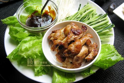 千张烤鸡卷的做法
