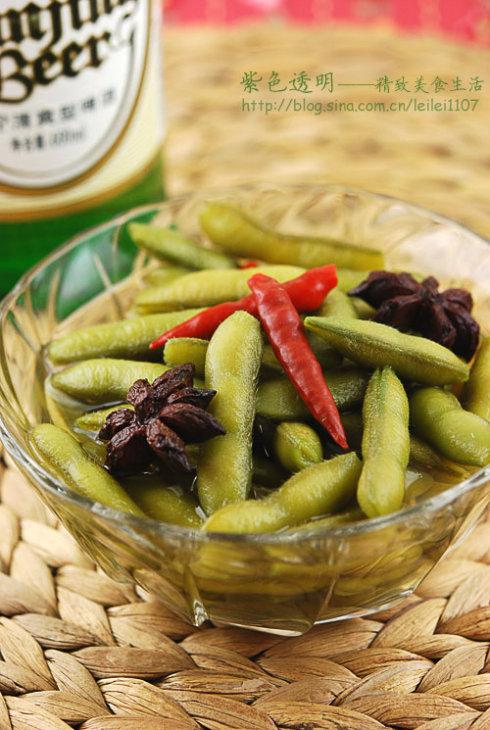 盐水煮毛豆的做法