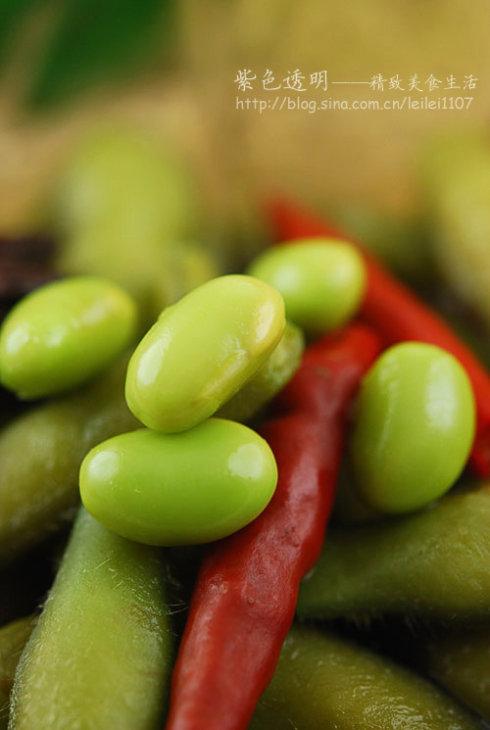 盐水煮毛豆的做法