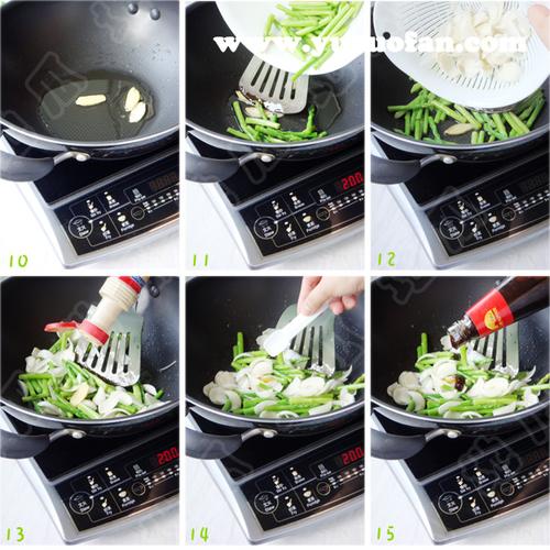 蚝油芦笋炒百合的做法