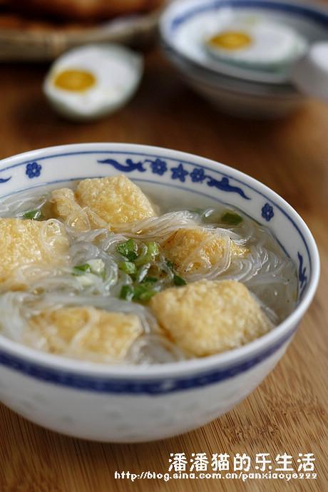 油豆腐粉丝汤的做法